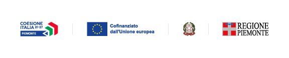 Coesione Italia 21-27 Piemonte · Cofinanziato dall'Unione europea · Repubblica Italiana · Regione Piemonte